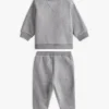 Ensemble sweat-shirt et pantalon à logo pour bébés