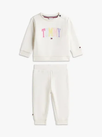 Ensemble sweat-shirt et pantalon Tommy Logo pour bébés