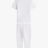 Ensemble t-shirt et legging en pointelle pour bébés