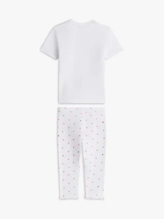 Ensemble t-shirt et legging en pointelle pour bébés