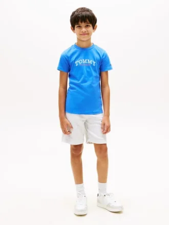 Ensemble t-shirt et shorts à logo pour enfant