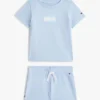 Ensemble t-shirt et shorts pour bébés avec logo drapeau