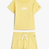 Ensemble t-shirt et shorts pour bébés avec logo drapeau