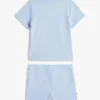 Ensemble t-shirt et shorts pour bébés avec logo drapeau