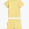 Ensemble t-shirt et shorts pour bébés avec logo drapeau