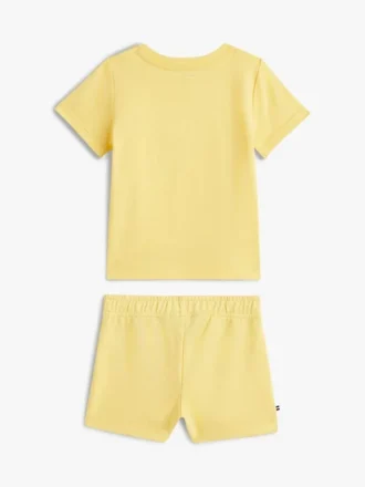 Ensemble t-shirt et shorts pour bébés avec logo drapeau