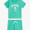 Ensemble t-shirt et shorts pour bébés avec logo Palm