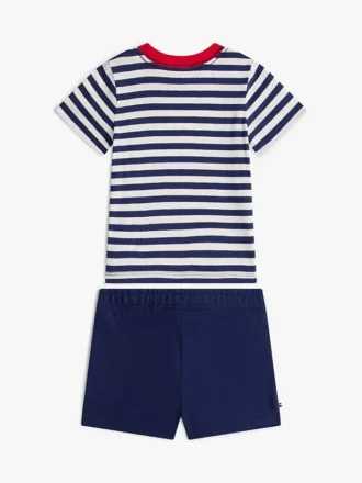 Ensemble t-shirt et shorts rayés pour bébés Ensemble t-shirt et shorts rayés pour bébés