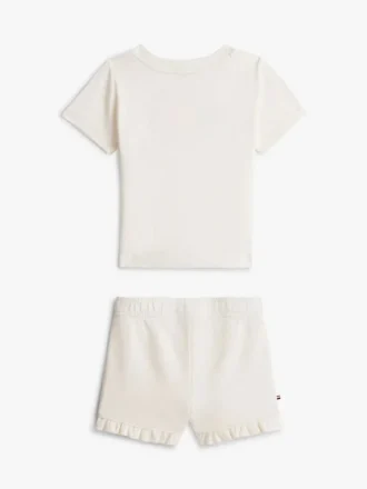 Ensemble t-shirt et shorts Tommy Logo pour bébés