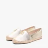 Espadrilles en cuir métallisé TH Monogram Espadrilles en cuir métallisé TH Monogram