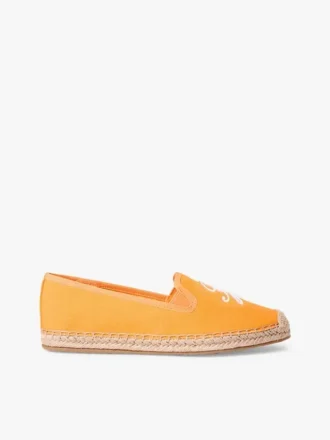Espadrilles en toile avec monogramme script