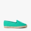 Espadrilles en toile avec monogramme script Espadrilles en toile avec monogramme script