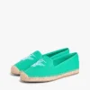 Espadrilles en toile avec monogramme script Espadrilles en toile avec monogramme script