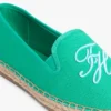 Espadrilles en toile avec monogramme script Espadrilles en toile avec monogramme script