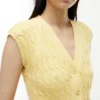 Gilet cardigan en maille torsadée Gilet cardigan en maille torsadée