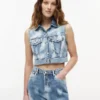 Gilet court en denim Tommy Jeans Gilet court en denim Tommy Jeans
