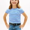Haut côtelé à bords festonnés pour enfants Haut côtelé à bords festonnés pour enfants