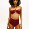 Haut de bikini bandeau à anneaux Haut de bikini bandeau à anneaux