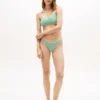 Haut de bikini en seersucker à dos croisé Haut de bikini en seersucker à dos croisé