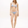 Haut de bikini à monogramme script sur toute la surface Haut de bikini à monogramme script sur toute la surface