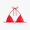 Haut de bikini triangle à anneaux Haut de bikini triangle à anneaux