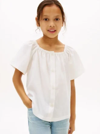 Haut à manches bouffantes pour enfants