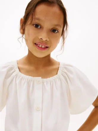 Haut à manches bouffantes pour enfants