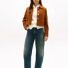 Jean droit taille haute extensible Jean droit taille haute extensible