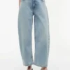 Jean droit taille haute extensible Jean droit taille haute extensible
