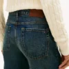 Jean droit taille haute extensible Jean droit taille haute extensible