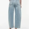 Jean droit taille haute extensible Jean droit taille haute extensible