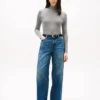 Jean taille haute à jambes larges Jean taille haute à jambes larges
