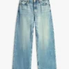 Jean taille haute à jambes larges Jean taille haute à jambes larges
