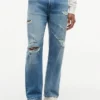 Jeans ample délavés Jeans ample délavés