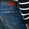 Jeans ample délavés Jeans ample délavés
