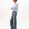Jeans ample à imprimé chaîne Tommy Jeans Jeans ample à imprimé chaîne Tommy Jeans