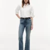 Jeans bootcut stretch à taille mi-haute Jeans bootcut stretch à taille mi-haute