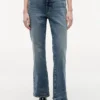 Jeans bootcut stretch à taille mi-haute Jeans bootcut stretch à taille mi-haute