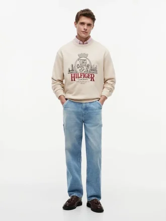 Jeans de charpentier droit décontractés Jeans de charpentier droit décontractés