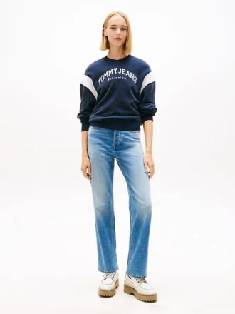Jeans droit à braguette boutonnée Tommy Jeans
