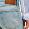 Jeans droit classique délavé Jeans droit classique délavé