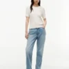 Jeans droit classique taille haute Jeans droit classique taille haute