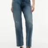 Jeans droit classique taille haute Jeans droit classique taille haute