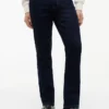 Jeans droit délavé indigo