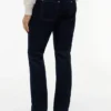 Jeans droit délavé indigo