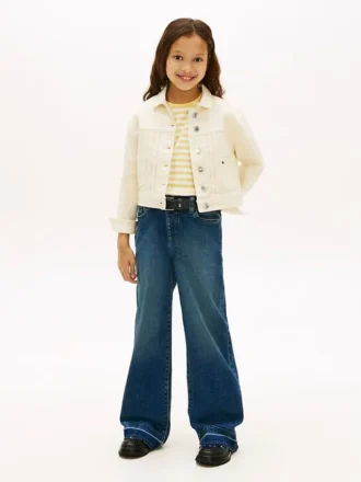 Jeans stretch à jambes larges pour enfant