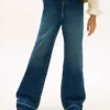 Jeans stretch à jambes larges pour enfant
