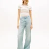 Jeans à taille haute et jambes larges Tommy Jeans Jeans à taille haute et jambes larges Tommy Jeans