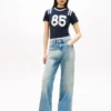 Jeans taille haute à jambes larges Tommy Jeans Jeans taille haute à jambes larges Tommy Jeans