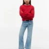 Jeans évasés à poches plaquées pour enfants Jeans évasés à poches plaquées pour enfants